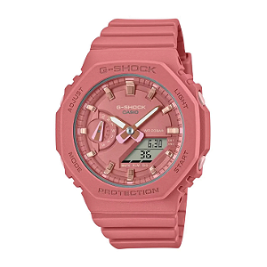 G-SHOCK GMA-S2100-4A2DR Salmão – Compacto, Leve e Resistente a