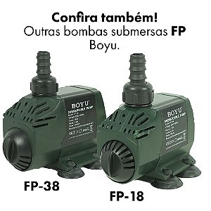 BOMBA SUB BOYU FP - 18 750L/H 220V - SALDÃO