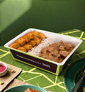 Estrogonofe de Carne com Batatas Rústica e Arroz Branco - 320g