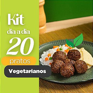 Dia A Dia Veg - Kit  Vegetariano | 20 pratos