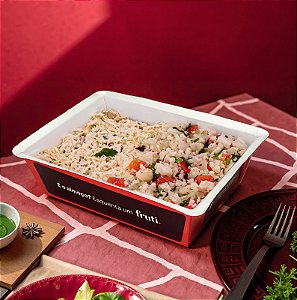 Frango Cremoso Desfiado Low Carb e Arroz de Couve Flor - 300g