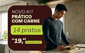 Kit Prático com Carne - 14 pratos