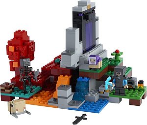 Lego Minecraft  21172 O Portal Em Ruínas 376 Peças