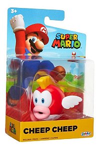 Super Mario - Boneco Cheep Cheep - 6cm - 3001 - Candide