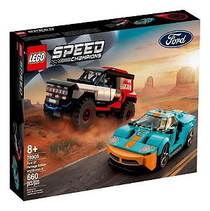 Lego Speed Champions Ford Gt Heritage Edition And Bronco R