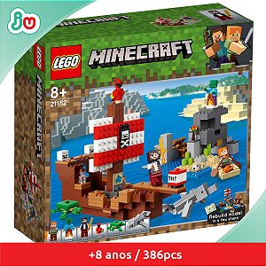 Lego Minecraft 21152 A Aventura do Barco Pirata
