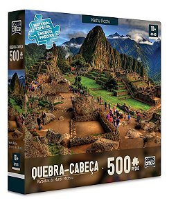 Quebra Cabeça 500 Peça Maravilhas Mundo Moderno Machu Picchu