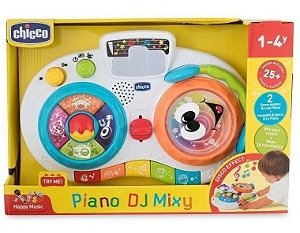 Brinquedo Infantil Piano Dj Mixy Com Sons E Luzes Chicco