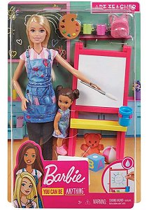 Barbie Profissões Professora De Arte Mattel