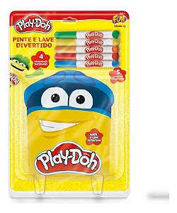 Play-Doh Fun Livro Pinte E Lave Divertido - 8075