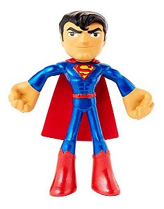 Super Man Flexível 10 Cm Dc Liga Da Justiça - Mattel