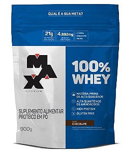 Whey 100% Refil 900g - Max Titanium