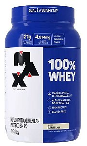 Whey 100% 900g - Max Titanium