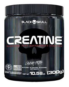 Creatina Monohidratada Pura Black Skull 300g - Creatine Black Skull