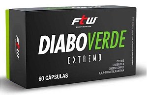 Termogênico Diabo Verde Extremo - 60 Cápsulas - FTW Sports Nutrition