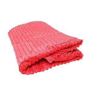 Manta Cobertor Frisado - 180 x 200 Cm - 100% Poliéster