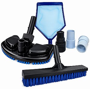 Kit manutenção piscina fibra vinil e alvenaria
