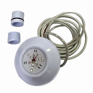 Refletor 9w - RGB de encaixe 1/2 / rosca 1/2 / encaixe 3/4 - Herbinject