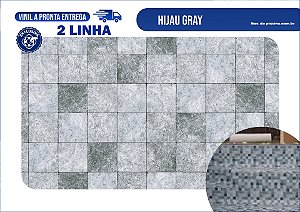 Vinil para piscinas Tramado ou Tela Armada 1.5 MM - Hijau gray - 2 Linha