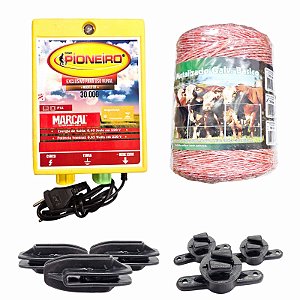 Kit Eletrificador Rural Cerca Eletrica Gado Completo - 500 M