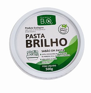 Sabão em Pasta - Pasta Brilho - B.Q Quimica - 500gr