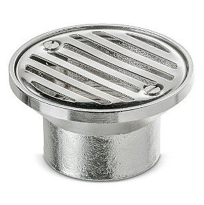 Ralo Quebra Ondas Redondo - Metalico - 1 1/2 - 50 mm para Alvenaria - Nautilus
