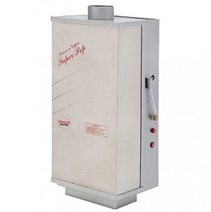 SAUNA À VAPOR - SUPER POP INOX - QUADRO ANALÓGICO - GLP - SOCALOR - ATÉ 20 M³