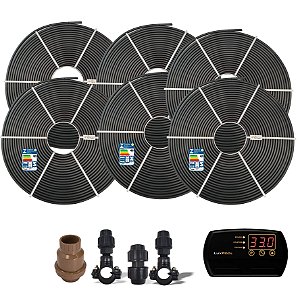 Aquecedor Solar - Placa Clima - Ligação de trio  - para Piscinas Até 30 Mil Litros