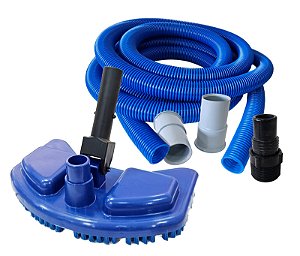 Kit Limpeza Para Piscina Mangueira + Aspirador - 10 Metros