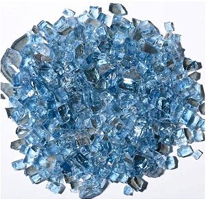 Cristal Azul Calvert para Lareira à Gás - Saco com 5 Kg