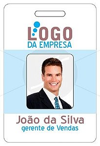 Crachá Personalizado Frente e Verso com Foto