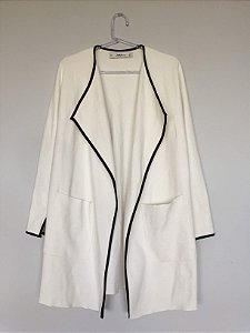 Maxi cardigan off white (P) - Zara