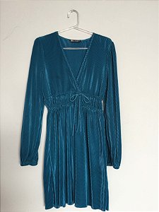 Vestido plissado (P) - Zara