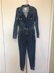 Macacão jeans (P) - Bluesteel