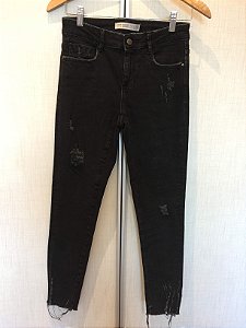 Calça black jeans (36) - Zara