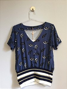 Blusa tricot conchas (P) - Maria Filó NOVA