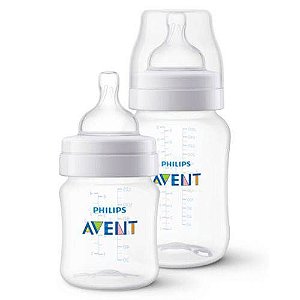 Kit 2 Mamadeiras Anti -cólica 125ml E 260ml - Philips Avent
