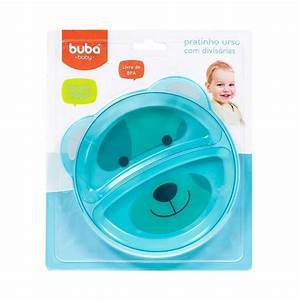 Prato Ursinho com divisória - 5811 Buba