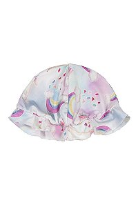 Chapéu para Bebê com UV - Estampa Unicórnio