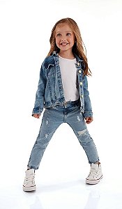 Jaqueta Infantil Jeans