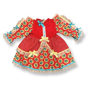 Vestido Junino Baby Vermelho