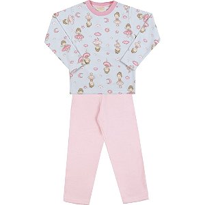 Conjunto Pijama Soft Estampa Bailarinas
