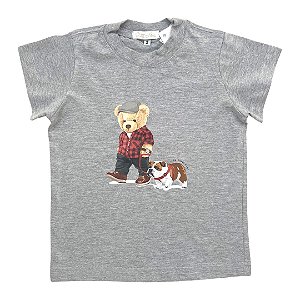 Camiseta Estampada Dog Bear Petit Nini