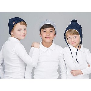 Blusa Polo Infantil Branca - Tam 4
