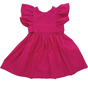 Vestido Infantil Faixa Pink