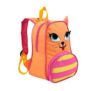 Mochila Passeio Gata - Tina Laranja