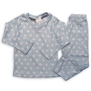 Pijama Infantil Suedine Estampa Ovelha Azul 