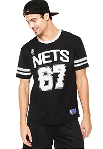 Camiseta NBA Premium Brooklin Nets Preta