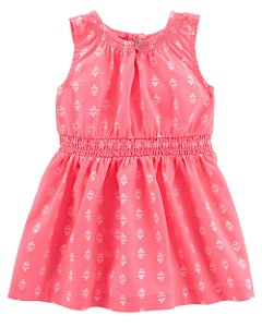 Vestido Com Calcinha Flores Pink