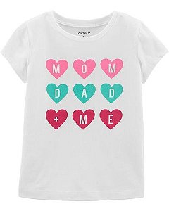 Camiseta Jersey Coração